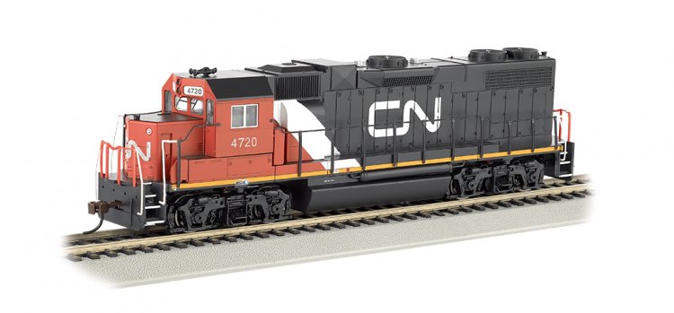 Canadian National #4720 - GP38-2 (HO Scale) - Click Image to Close