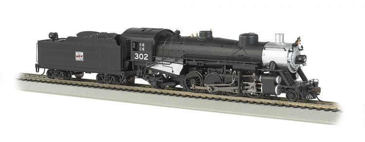 Western Pacific™ #302 Light 2-8-2 w/Medium Tender - DCC Ready(HO - Click Image to Close