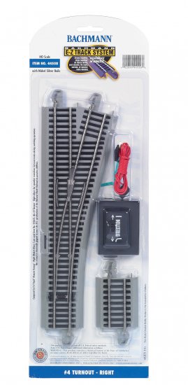 #4 Turnout- Right (HO Scale) - Click Image to Close