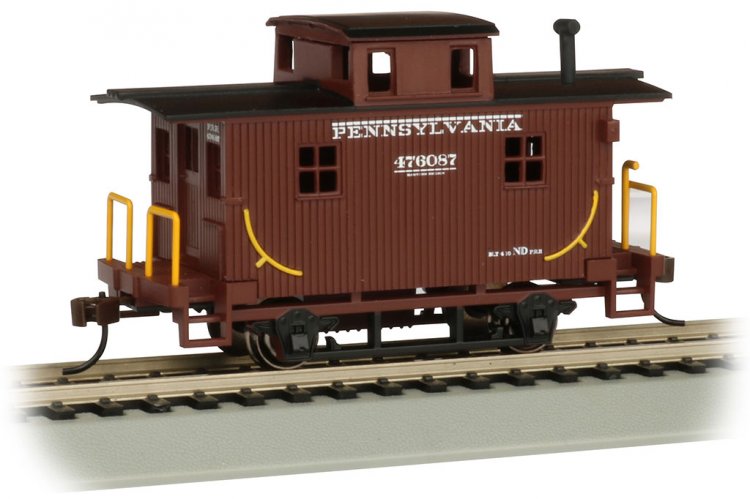 Pennsylvania #476087 - Old-Time Bobber Caboose (HO Scale) - Click Image to Close