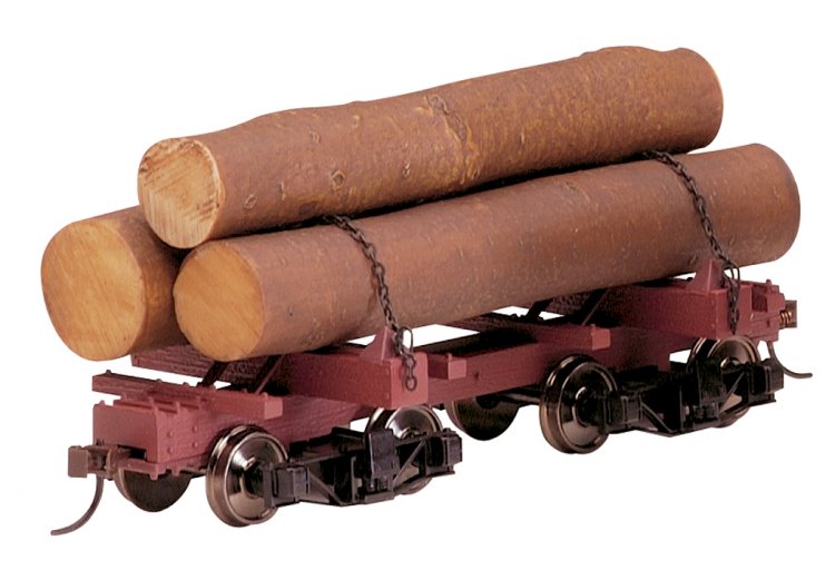 Skeleton Log Car – Resin Logs (3/Box) - Click Image to Close