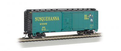 NYSW (Suzy-Q) 40' Box Car (HO Scale)