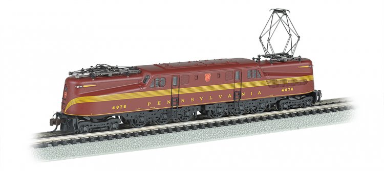 PRR GG-1 #4876 – Tuscan Red 5 Stripe DCC Ready (N Scale) - Click Image to Close