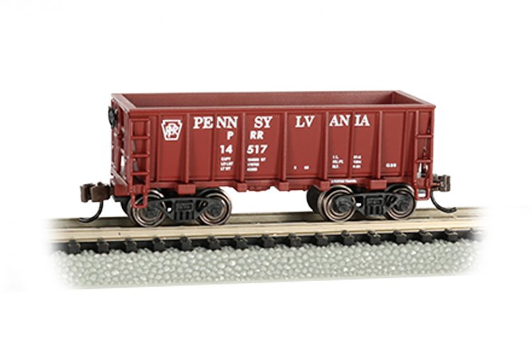 Pennsylvania - Tuscan Red Ore Car (N Scale) - Click Image to Close