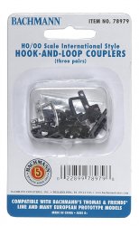 HOOK AND LOOP COUPLERS (HO Scale)