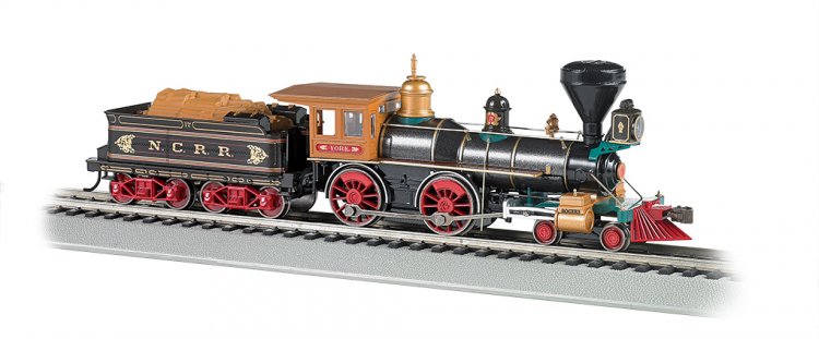 4-4-0 American - Northern Central #17 "The York" with Wood Load - Click Image to Close