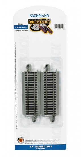 4.50" Straight (HO Scale) - Click Image to Close
