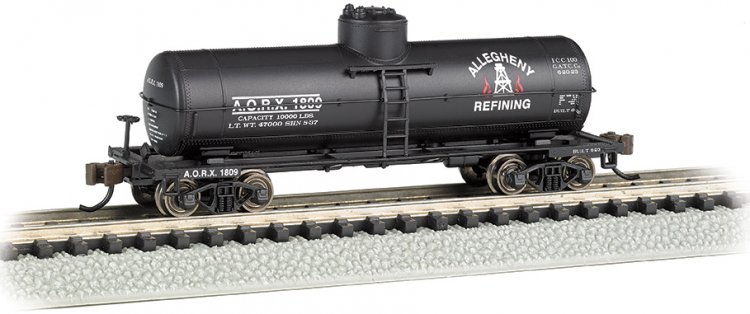 Allegheny Refining - ACF 36.5' 10,000 Gallon 1-Dome Tank Car - Click Image to Close