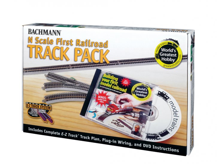 World's Greatest Hobby® First Railroad Track Pack (N Scale) - Click Image to Close