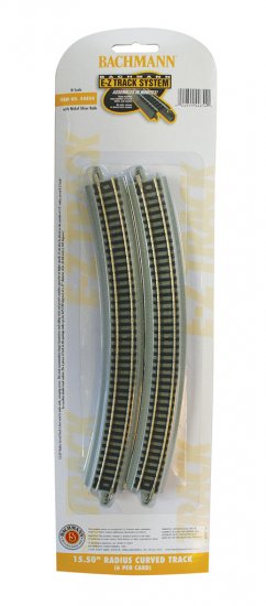 15.50" Radius Curved Track - N Scale - Click Image to Close