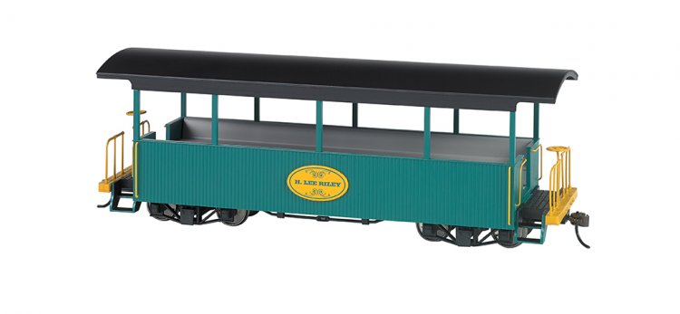 H. Lee Riley - Green w/ Black Roof - Excursion Car - Click Image to Close