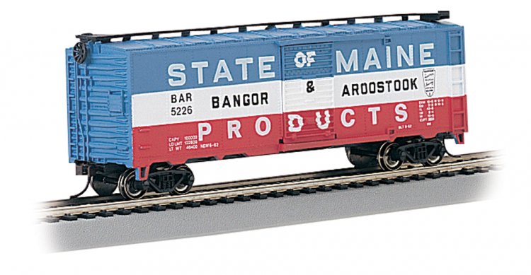 Bangor & Aroostook - 40' Box Car (HO Scale) - Click Image to Close