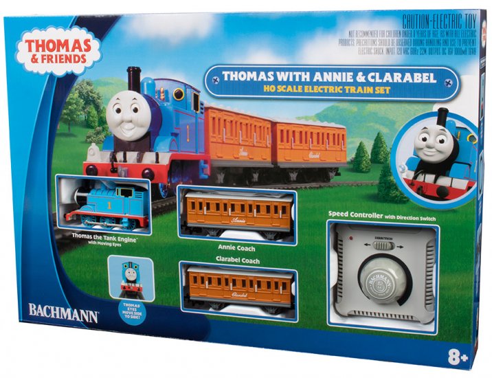 Thomas with Annie and Clarabel (HO Scale) - Click Image to Close