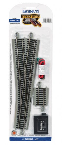 #5 Turnout - Left (HO Scale) - Click Image to Close