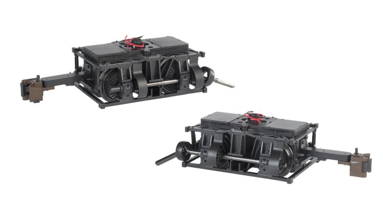 Shay Power Trucks With Die-Cast Power Blocks–1 Pair (Large Scale - Click Image to Close