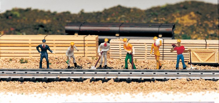 Train Work Crew (HO Scale) - Click Image to Close