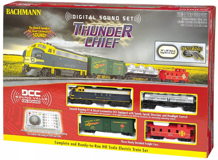 Thunder Chief with Digital Sound (HO Scale) - Click Image to Close