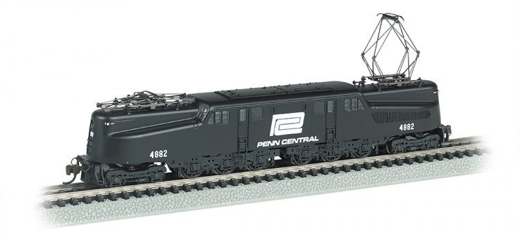 Penn Central GG-1 #4882 – Black & White DCC Ready (N Scale) - Click Image to Close