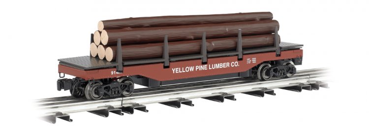 Yellow Pine Lumber Company - Operating Log Dump Car - Click Image to Close