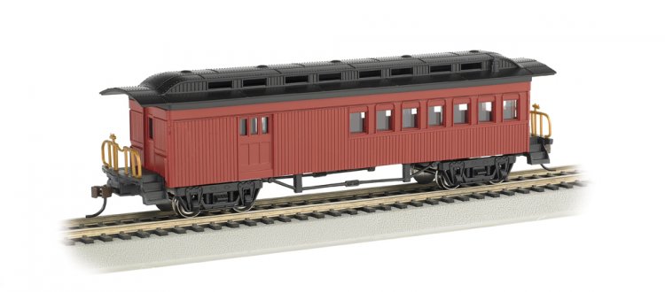 Combine (1860-80 era) - Painted Unlettered Red (HO Scale) - Click Image to Close