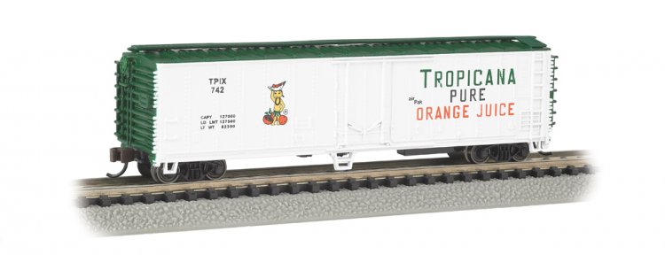Tropicana (White & Green) - ACF 50' Steel Reefer - Click Image to Close