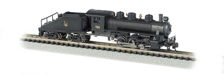 New Jersey Central #106 - USRA 0-6-0 Switcher & Tender (N Scale) - Click Image to Close