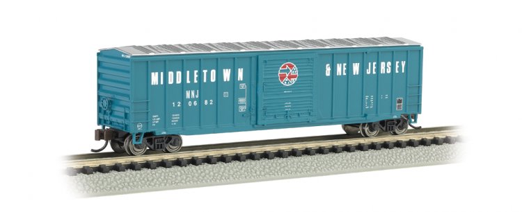 Middletown & New Jersey - ACF 50.5' Outside Braced Box Car - Click Image to Close