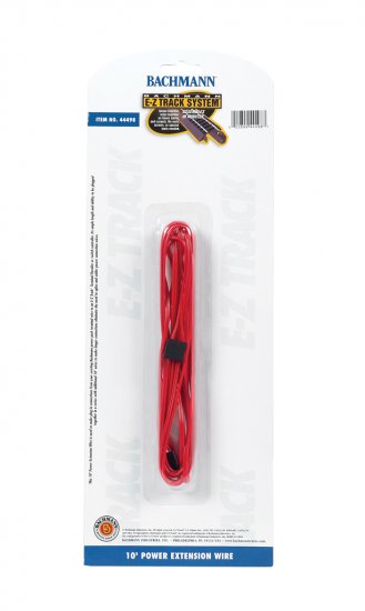10 ft Red Terminal Extension Wire (All Scales) - Click Image to Close