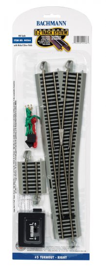#5 Turnout - Right (HO Scale) - Click Image to Close
