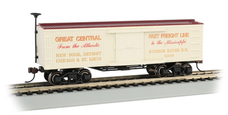 NYC & Hudson Railroad - Old-time Box Car - Click Image to Close