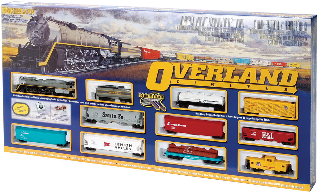 HO Scale :: Train Sets :: Electric Train Sets :: Overland Limited (HO