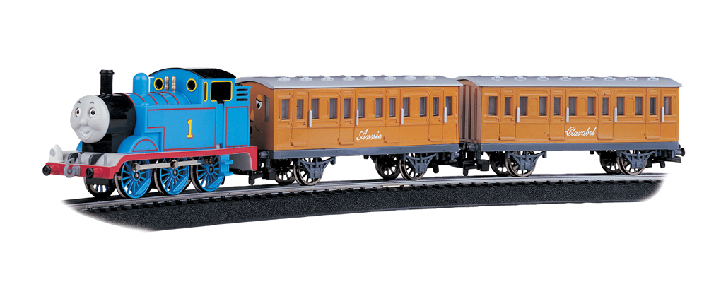 Thomas with Annie and Clarabel (HO Scale) - Click Image to Close