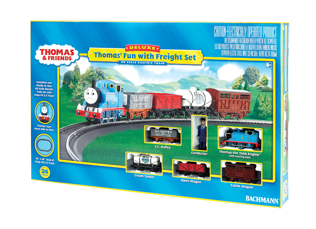 Bachmann 00683 HO Thomas &amp; Friends Deluxe Thomas' Fun with Freight Set 