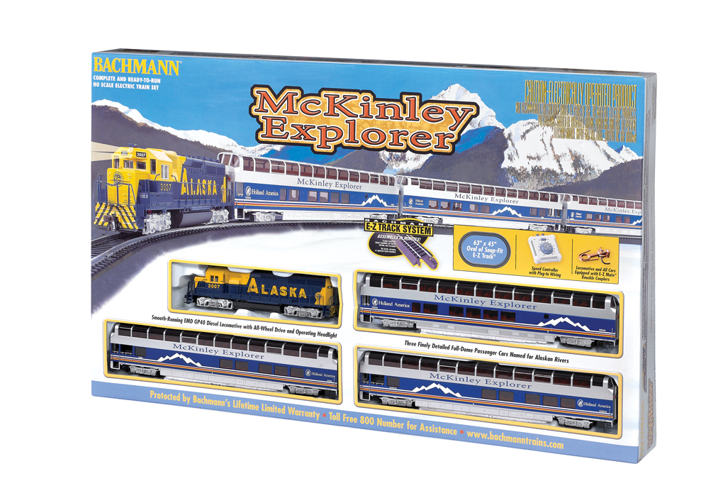 Details about HO BACHMANN COMPLETE TRAIN SET MCKINLEY EXPLORER 0694 