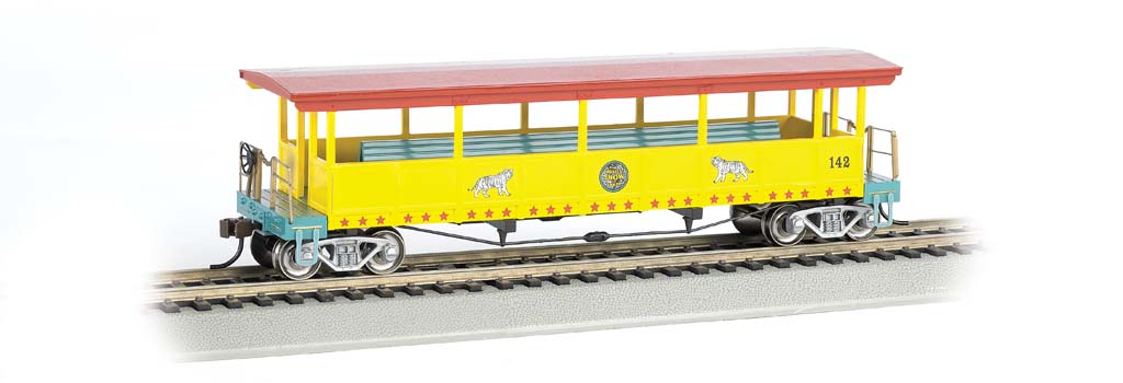 Ringling Bros. &amp; Barnum &amp; Bailey-Open-Sided Excursion Car (HO)