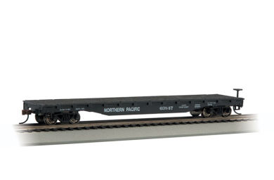 Northern Pacific - 52' Flat Car (HO Scale) - Click Image to Close