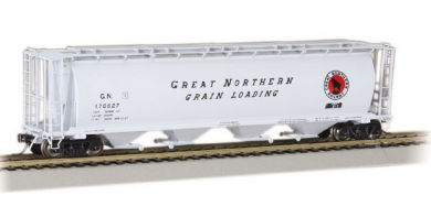 Great Northern - 4 Bay Cylindrical Grain Hopper - Click Image to Close