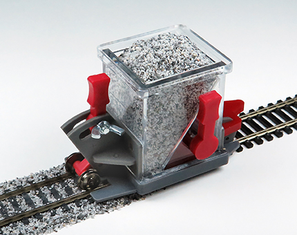 Ballast Spreader with Shutoff and Height Adjustment (HO Scale) - Click Image to Close