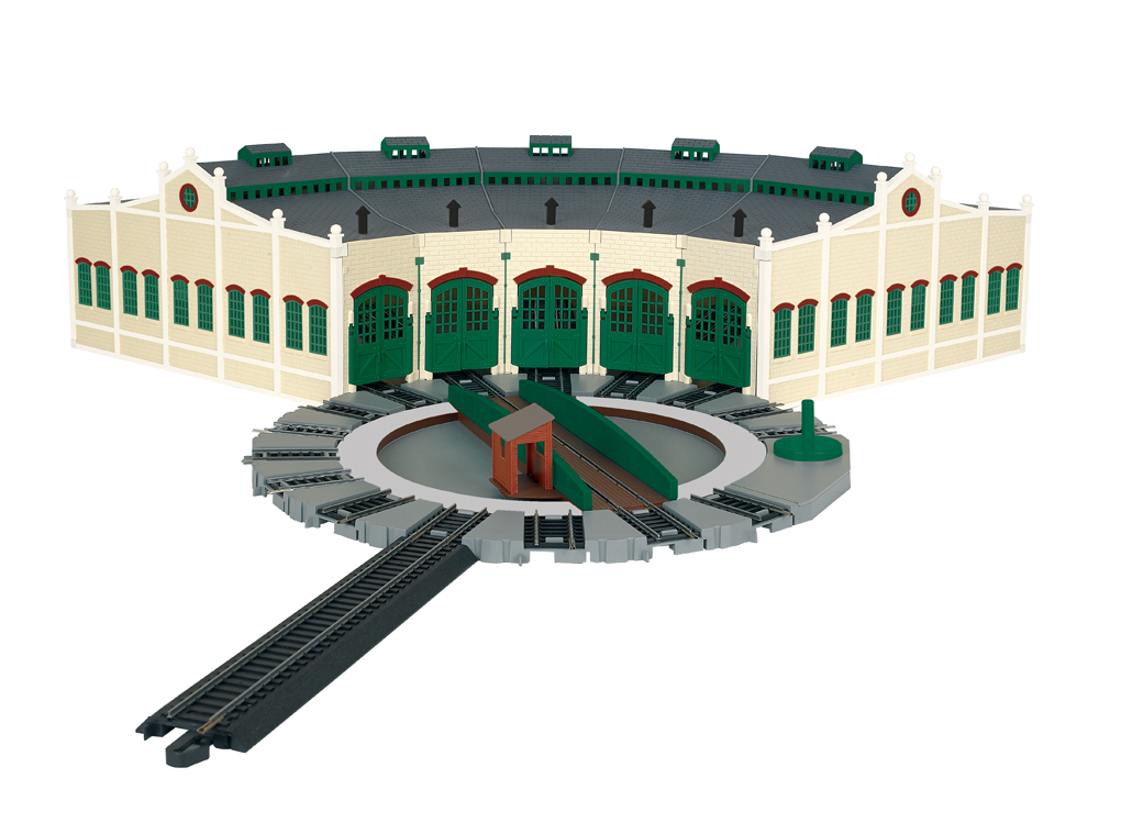 Tidmouth Sheds with Manually Operated Turntable (HO Scale) [45236] - $ 
