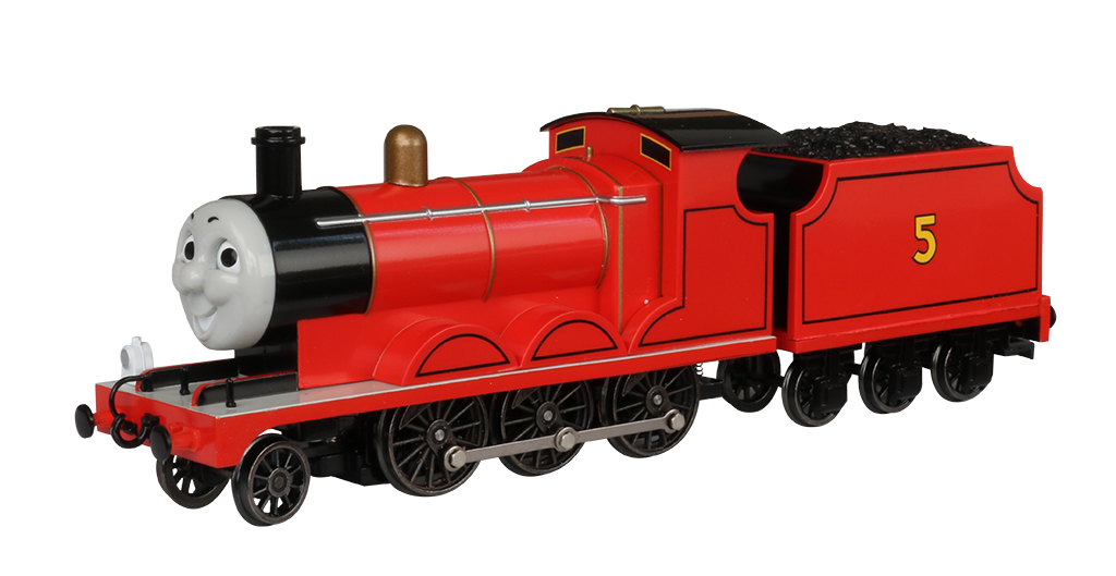 James the Red Engine (with moving eyes) (HO Scale) - Click Image to Close