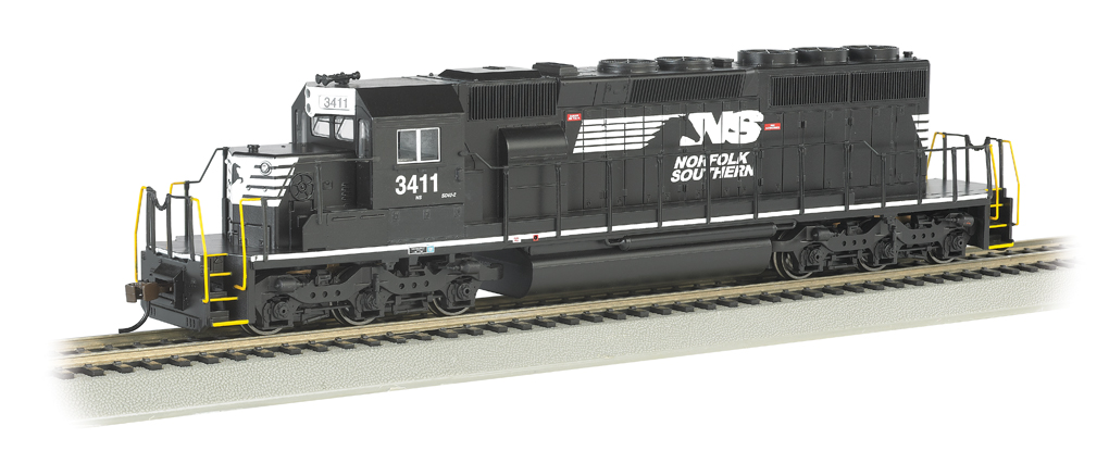 Bachmann 60912 HO Norfolk Southern 3411 SD40 2 Diesel Locomotive with 