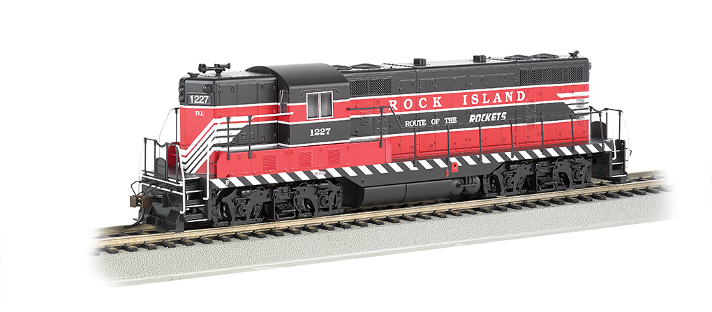 Rock Island #1225 (Red, Black & White) - GP7 - DCC Sound Value Rock Island #1225 (Red, Black & White) - GP7 - DCC Sound Value