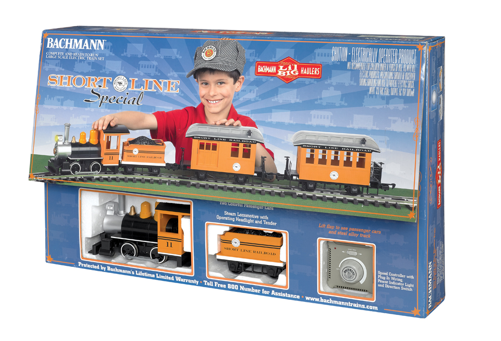 Details about BACHMANN G SCALE 90197 Lil Big Hauler Short Set-Loco And 