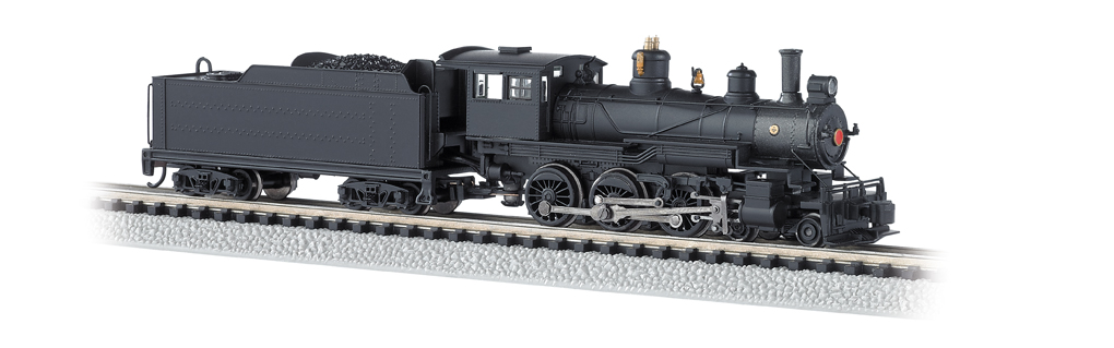 Painted, Unlettered - Black, DCC (N Baldwin 4-6-0) [51451] - $219.00 