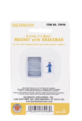 Magnet with Brakeman (N Scale) - Click Image to Close