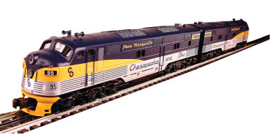 Chesapeake & Ohio® - E-7 Powered A/ Dummy A Set Chesapeake & Ohio® - E-7 Powered A/ Dummy A Set