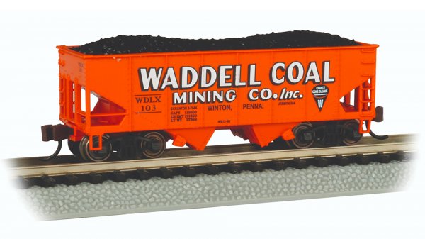 (image for) USRA 55-Ton 2-Bay Hopper - Waddell Coal #103