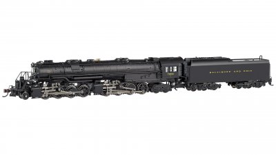EM-1 2-8-8-4 - Baltimore & Ohio® #7606 (Early Large Dome)