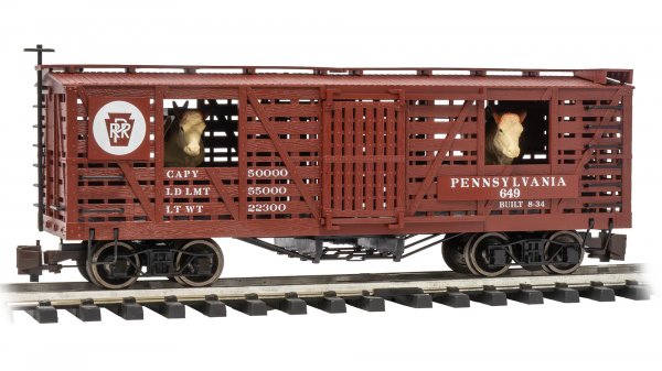 (image for) Animated Stock Car - Pennsylvania #649 with Cattle