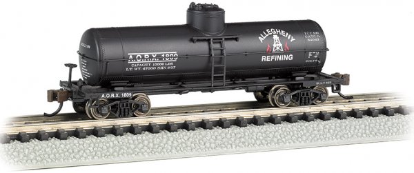 (image for) Allegheny Refining - ACF 36.5' 10,000 Gallon 1-Dome Tank Car